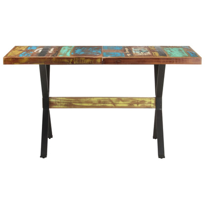 Tavolo da Pranzo 140x70x76 cm in Legno Massello di Recupero | homemem39