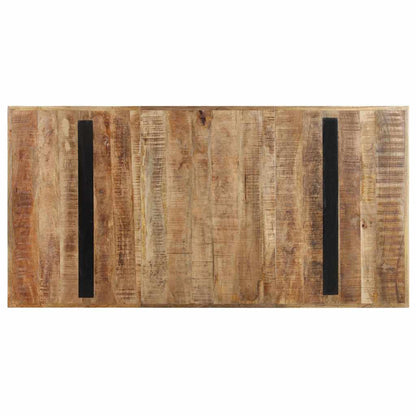 Tavolo da Pranzo 160x80x76 cm in Legno Massello di Mango Grezzo