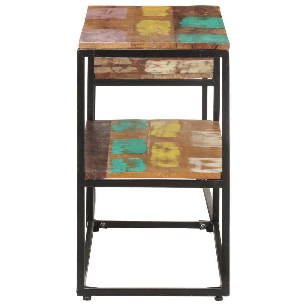 Mobile Porta TV 180x30x50 cm in Legno Massello di Recupero - homemem39