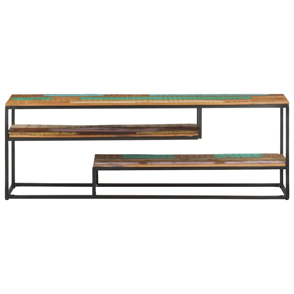 Mobile Porta TV 130x30x45 cm in Legno Massello di Recupero | homemem39