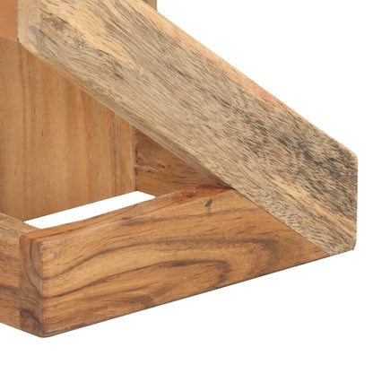 Portavino da 5 Bottiglie in Legno Massello di Acacia