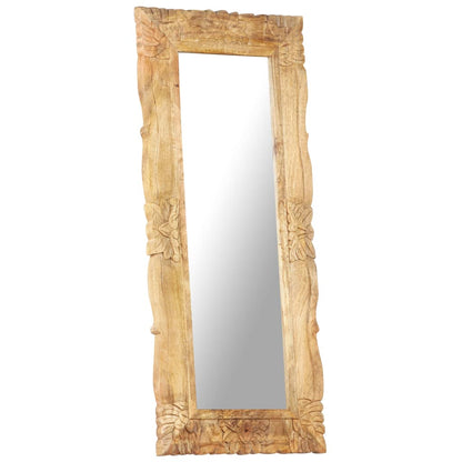 Specchio 110x50 cm in Legno Massello di Mango | homemem39