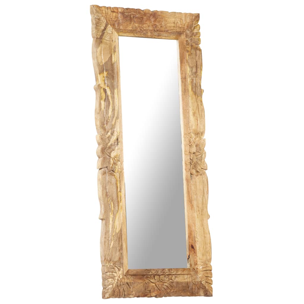 Specchio 110x50 cm in Legno Massello di Mango | homemem39