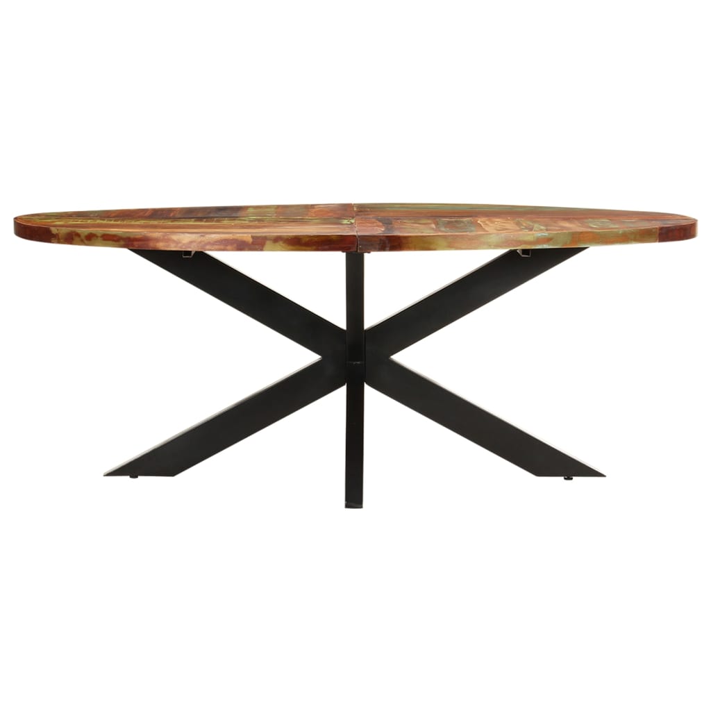 Tavolo da Pranzo 200x100x75cm in Legno Massello di Recupero | homemem39