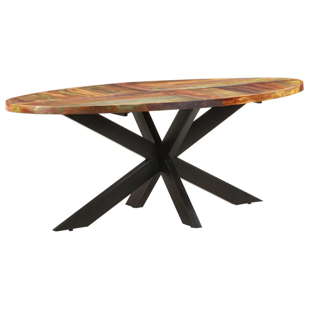 Tavolo da Pranzo 200x100x75cm in Legno Massello di Recupero | homemem39