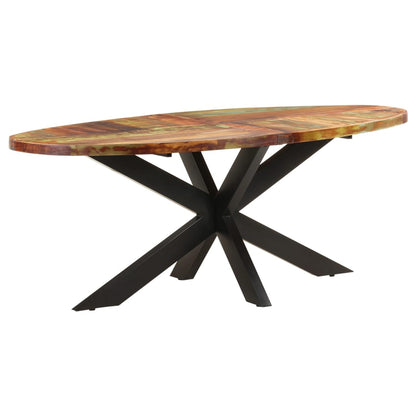 Tavolo da Pranzo 200x100x75cm in Legno Massello di Recupero | homemem39