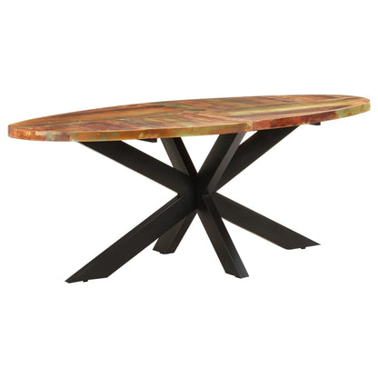 Tavolo da Pranzo 200x100x75cm in Legno Massello di Recupero | homemem39