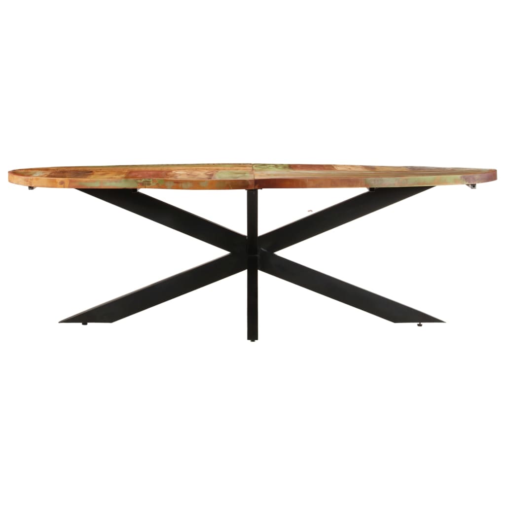 Tavolo da Pranzo 240x100x75 cm in Legno Massello di Recupero | homemem39