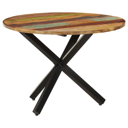 Tavolo da Pranzo Rotondo 100x100x75 cm Massello di Recupero | homemem39