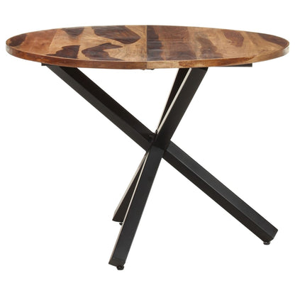 Tavolo da Pranzo 100x100x75 cm Legno di Acacia Finitura Ambra | homemem39