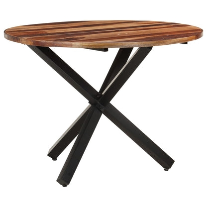 Tavolo da Pranzo 100x100x75 cm Legno di Acacia Finitura Ambra | homemem39