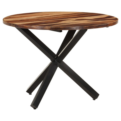 Tavolo da Pranzo 100x100x75 cm Legno di Acacia Finitura Ambra | homemem39