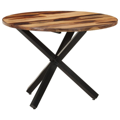 Tavolo da Pranzo 100x100x75 cm Legno di Acacia Finitura Ambra - homemem39