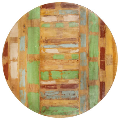 Tavolo da Pranzo Rotondo 175x75cm in Legno Massello di Recupero | homemem39