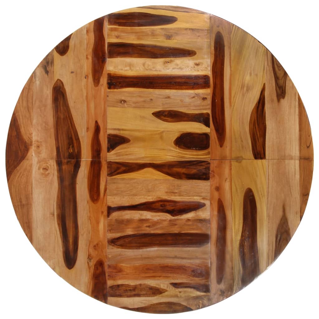 Tavolo Pranzo Rotondo 175x75 cm Legno di Acacia Finitura Ambra | homemem39