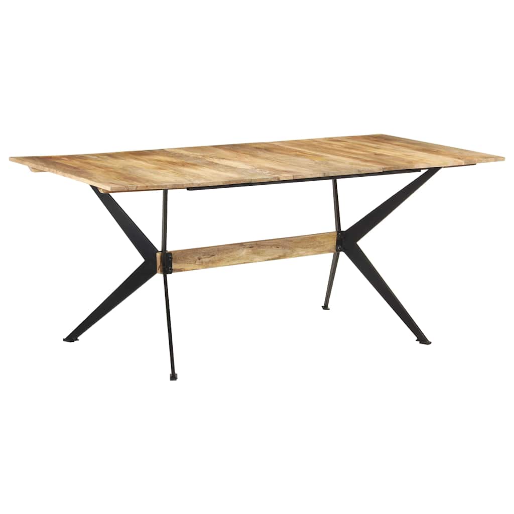 Tavolo da Pranzo 180x90x76 cm in Legno Massello di Mango