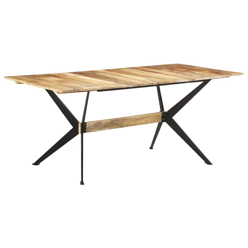 Tavolo da Pranzo 180x90x76 cm in Legno Massello di Mango