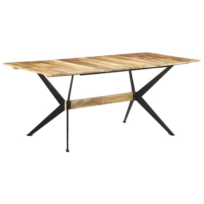 Tavolo da Pranzo 180x90x76 cm in Legno Massello di Mango