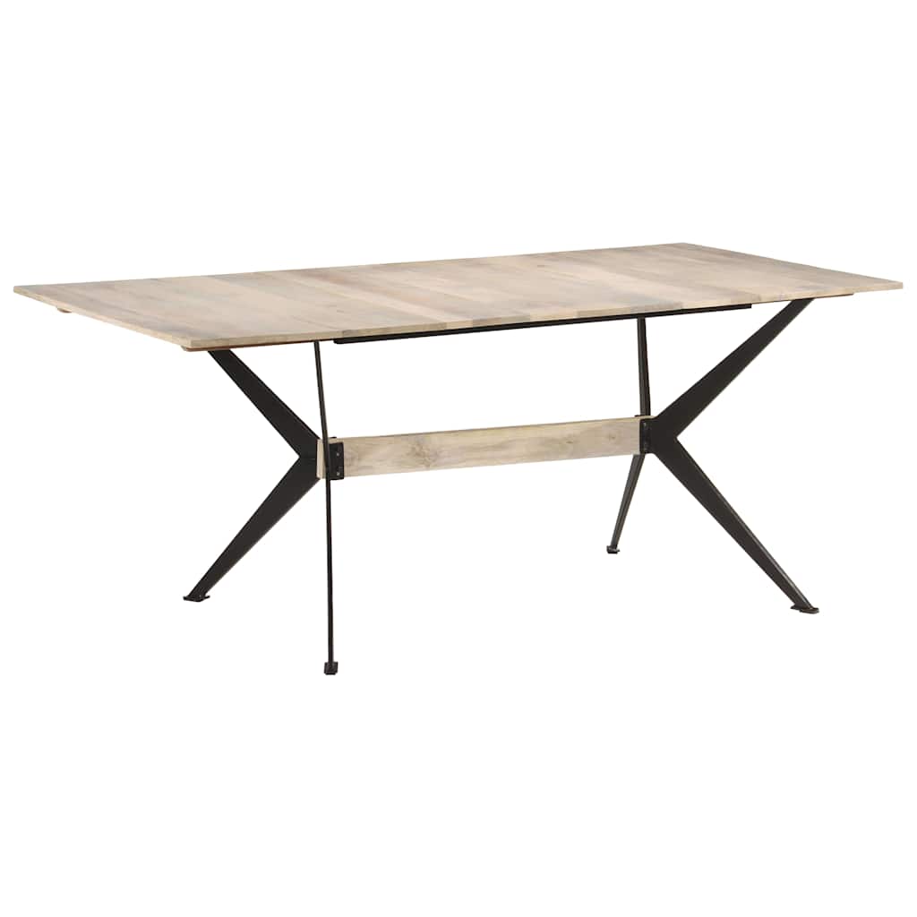 Tavolo da Pranzo 180x90x76 cm in Legno Massello di Mango