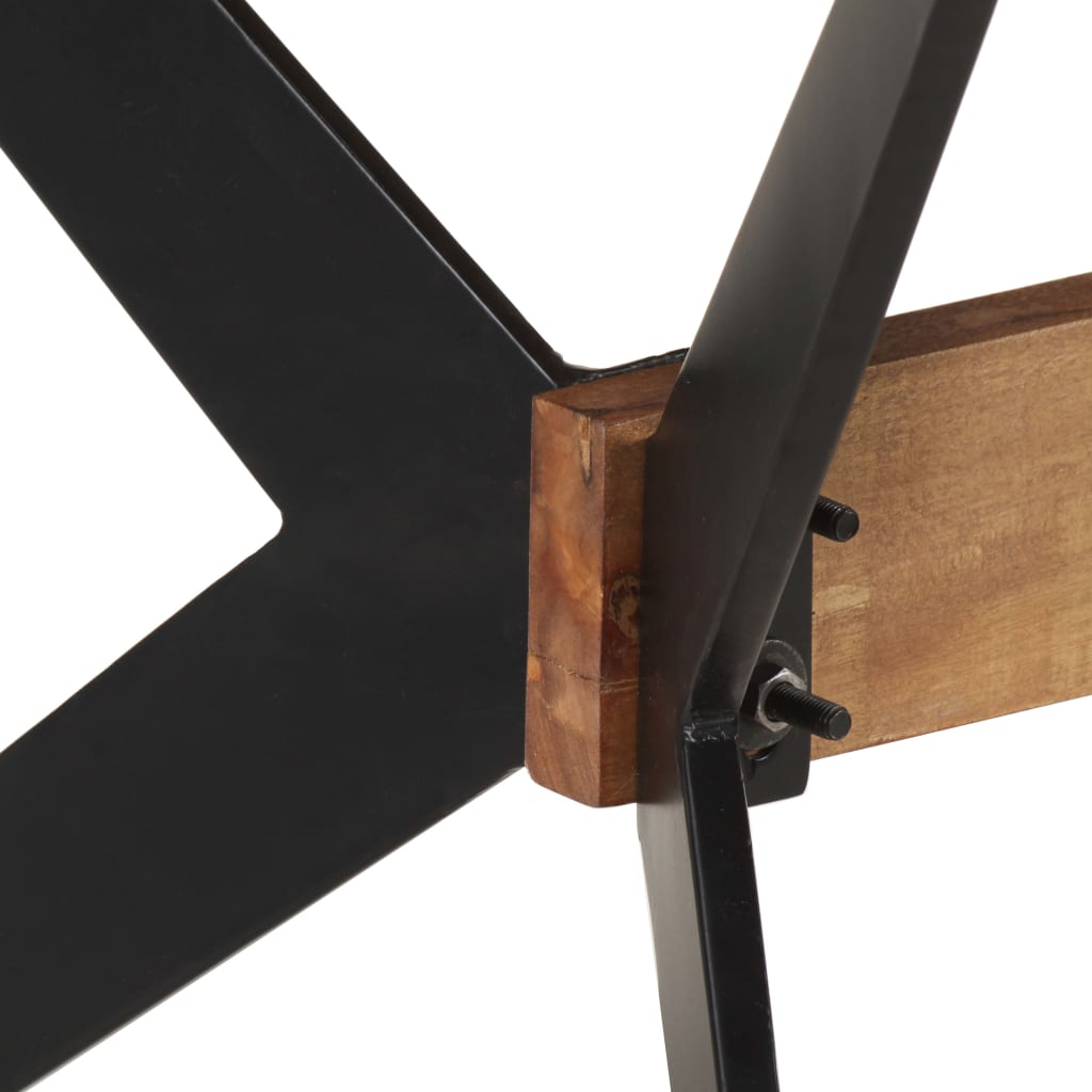 Tavolo da Pranzo 180x90x76 cm in Legno Massello di Mango | homemem39