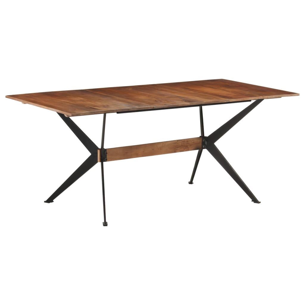 Tavolo da Pranzo 180x90x76 cm in Legno Massello di Mango | homemem39