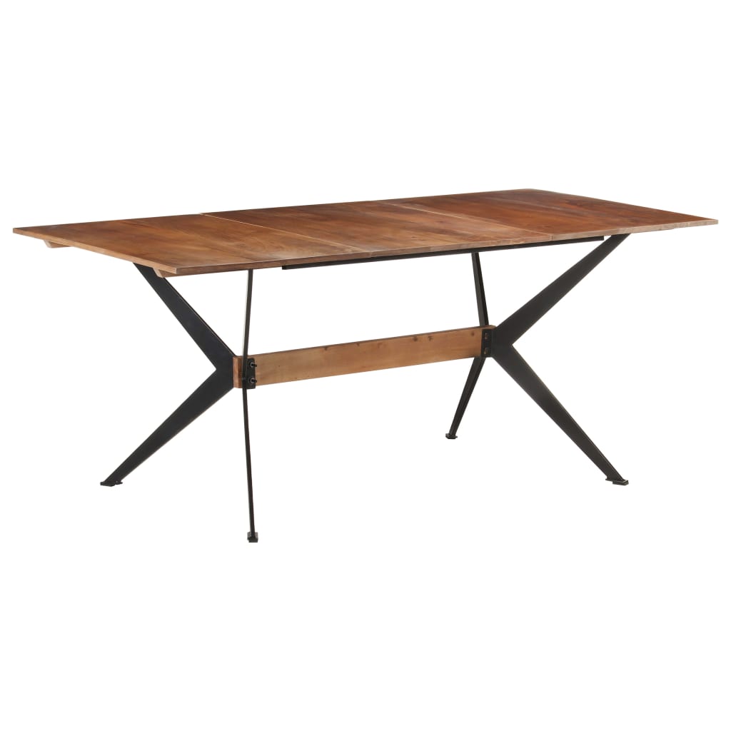 Tavolo da Pranzo 180x90x76 cm in Legno Massello di Mango | homemem39