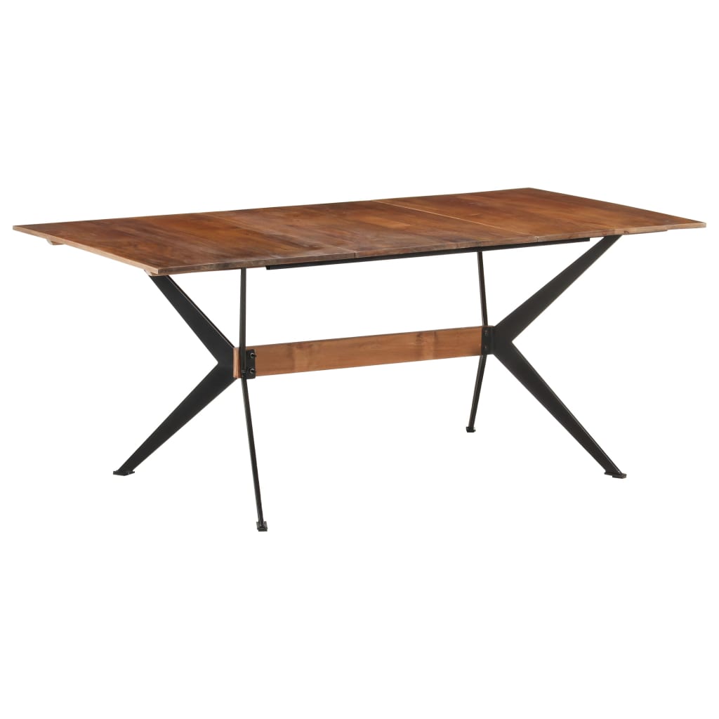 Tavolo da Pranzo 180x90x76 cm in Legno Massello di Mango | homemem39