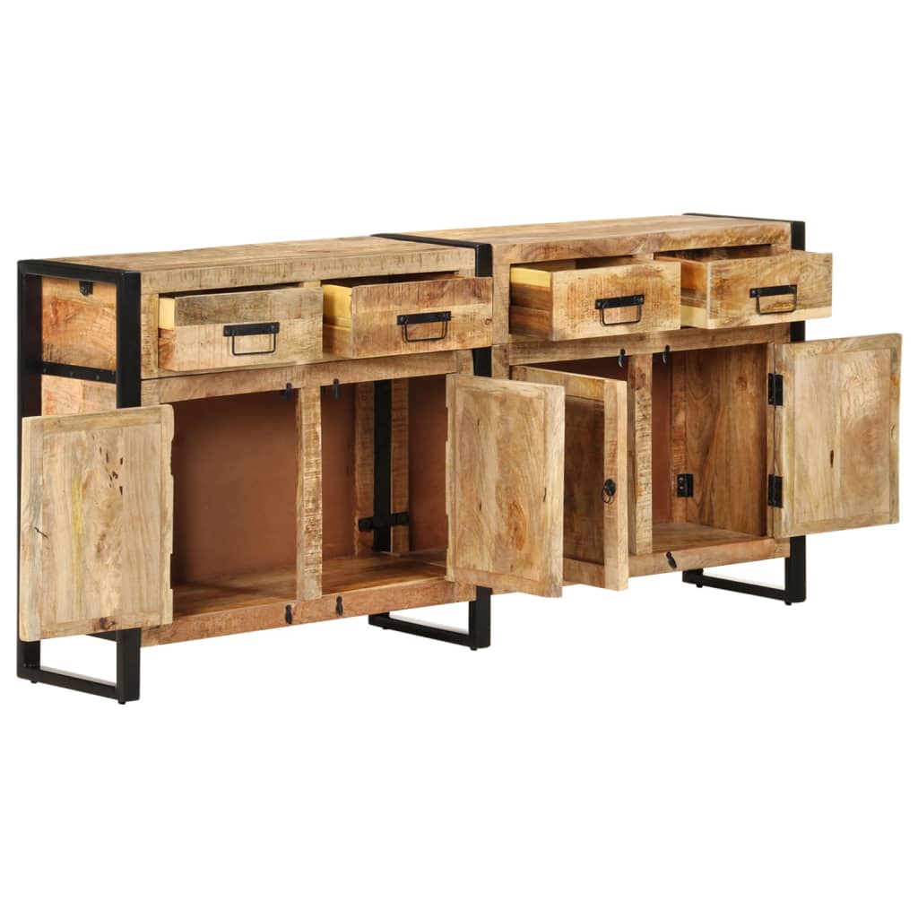 Credenza 172x35x80 cm in Legno Massello di Mango - homemem39