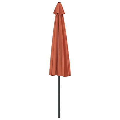 Ombrellone Palo in Alluminio Terracotta 300x155x223 cm a Metà | homemem39
