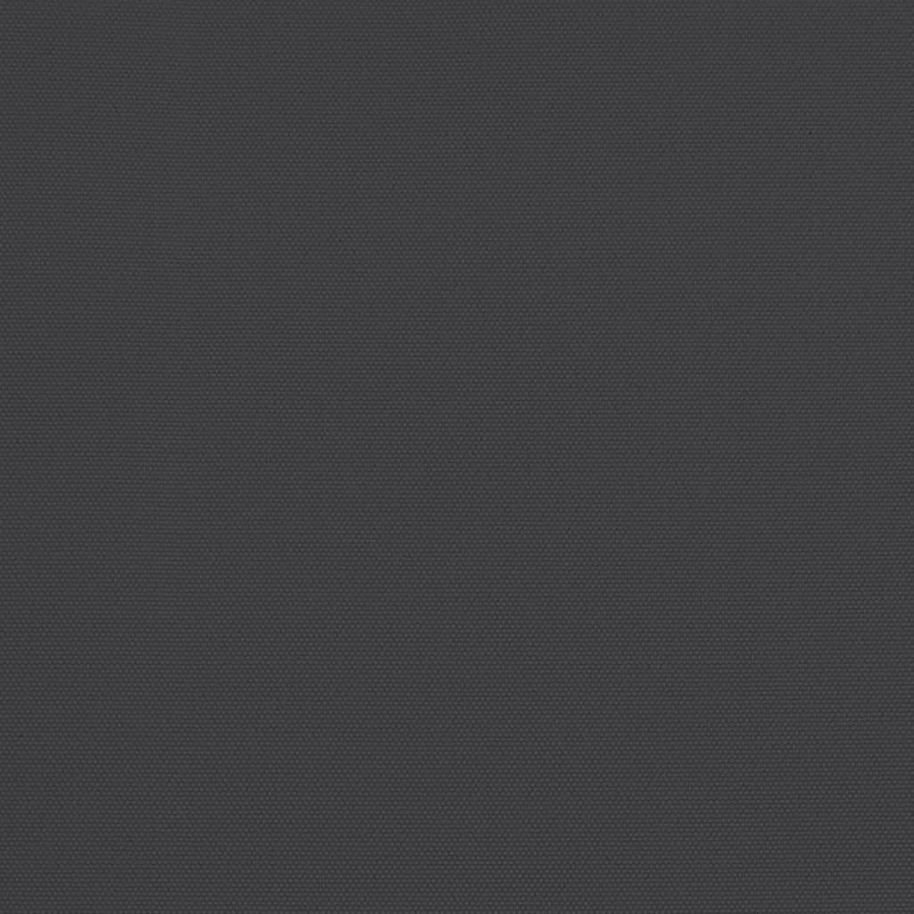 Ombrellone Balcone Palo in Alluminio Nero 300x155x223cm a Metà | homemem39