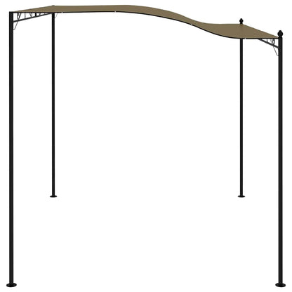 Sonnenschutzmarkise 3x2,4 m Taupegrau 180 g/m²