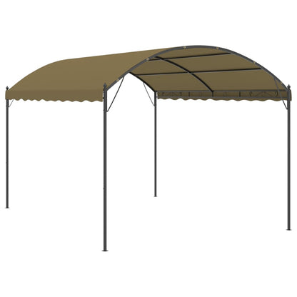Gazebo 4x3x2,6 m Grigio Talpa 180 g/m² | homemem39