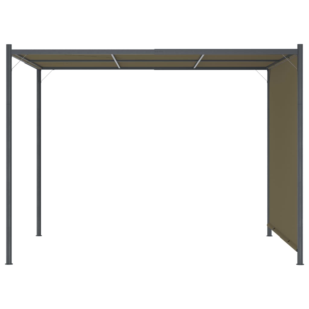 Gazebo da Giardino con Tetto Retrattile 3x3 m Talpa 180 g/m² | homemem39