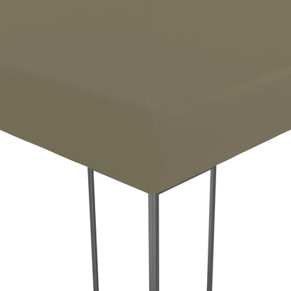 Gazebo da Giardino 3x3 m Grigio Talpa 180 g/m² | homemem39