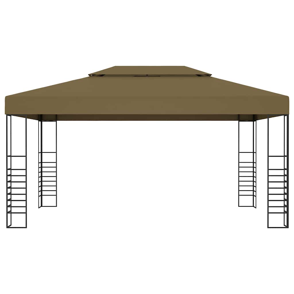 Gazebo 3x4 m Grigio Talpa 180 g/m² | homemem39