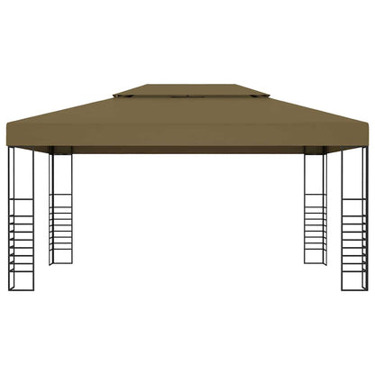 Gazebo 3x4 m Grigio Talpa 180 g/m² | homemem39