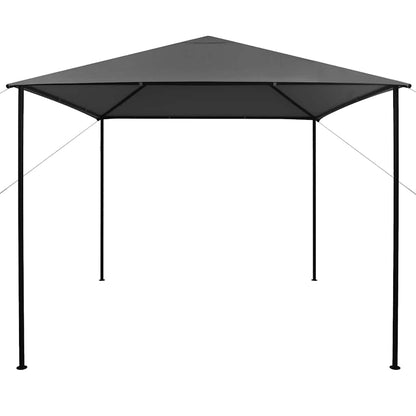 Gazebo 3x3 m Antracite in Tessuto e Acciaio 180 g/m² | homemem39