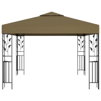 Gazebo 3x3 m Grigio Talpa 180 g/m² | homemem39