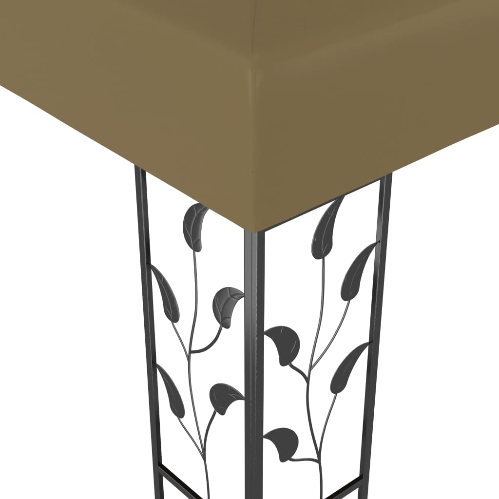 Gazebo 3x3 m Grigio Talpa 180 g/m² | homemem39