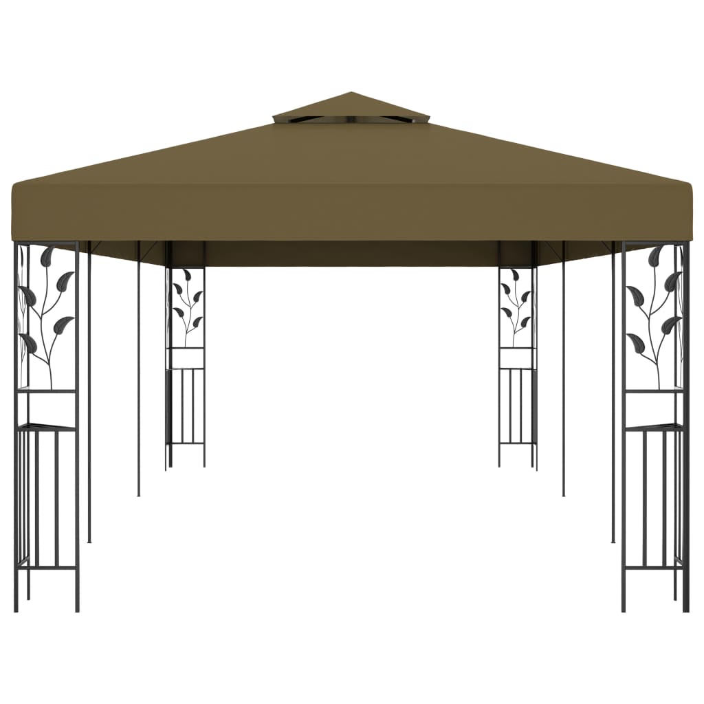 Gazebo 6x3 m Grigio Talpa 180 g/m² | homemem39