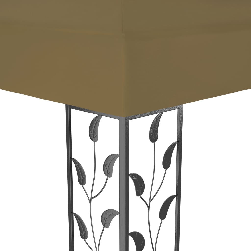 Gazebo 6x3 m Grigio Talpa 180 g/m² | homemem39