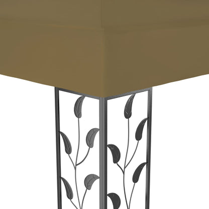 Gazebo 6x3 m Grigio Talpa 180 g/m² | homemem39