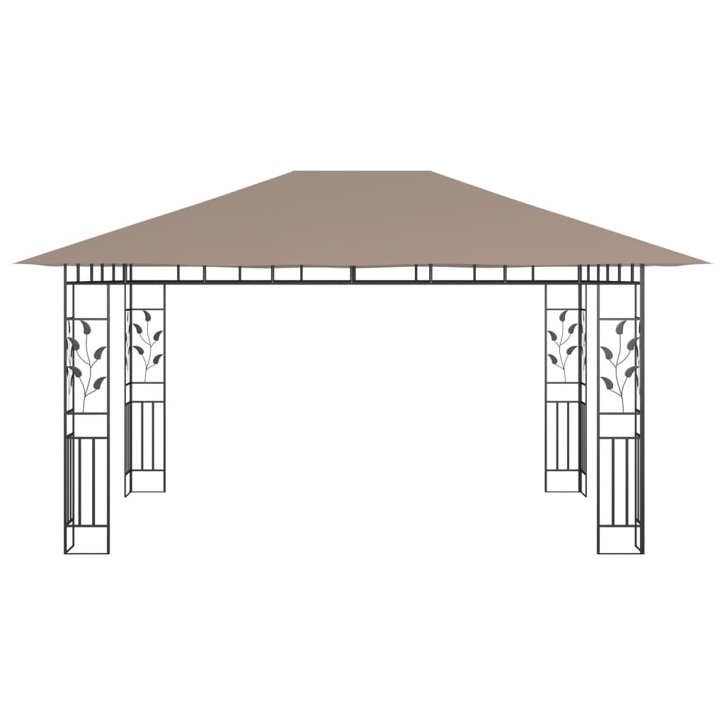 Gazebo con Zanzariera 4x3x2,73 m Talpa 180 g/m² | homemem39