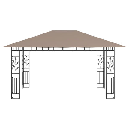 Gazebo con Zanzariera 4x3x2,73 m Talpa 180 g/m² | homemem39