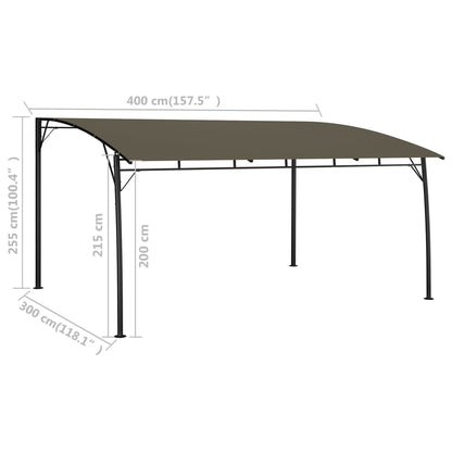 Tenda Parasole da Giardino 4x3x2,55 m Talpa | homemem39