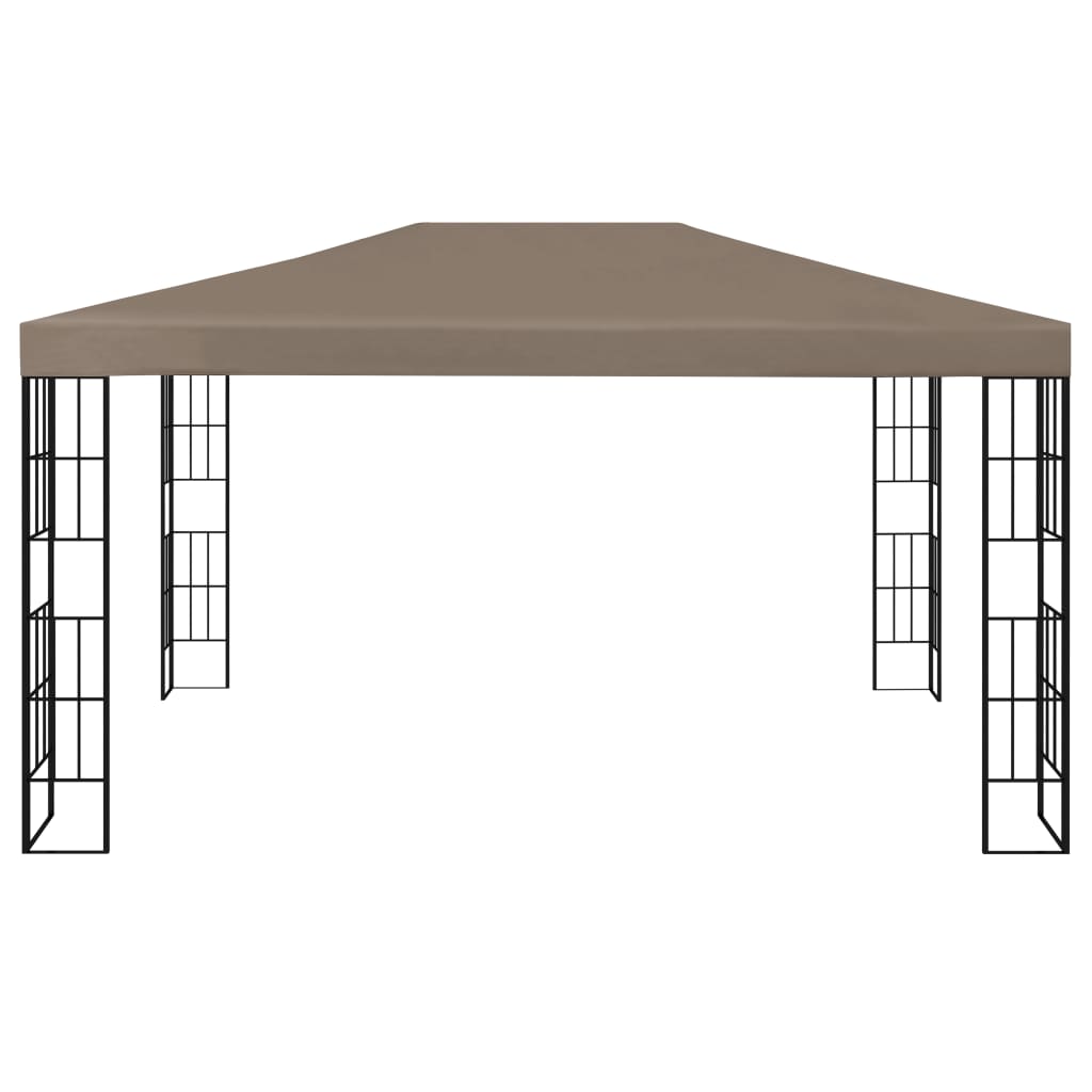 Gazebo 4x3 m Grigio Talpa | homemem39