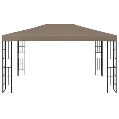 Gazebo 4x3 m Grigio Talpa | homemem39