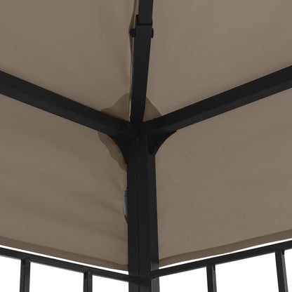 Gazebo 4x3 m Grigio Talpa | homemem39