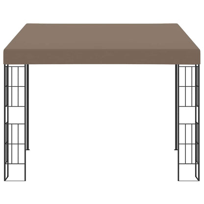 Gazebo a Parete 3x3 m Talpa in Tessuto