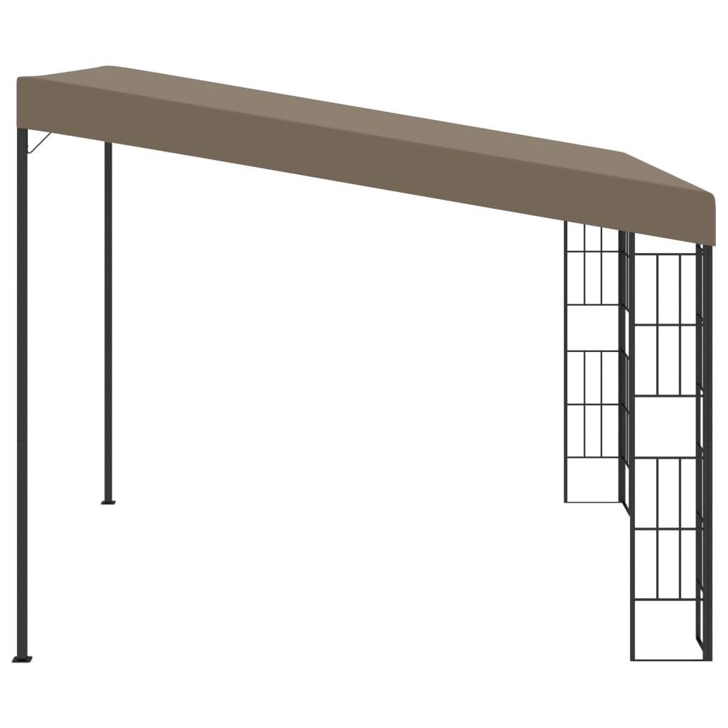Gazebo a Parete 3x3 m Talpa in Tessuto | homemem39